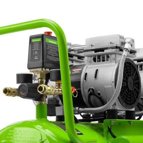 Компрессор безмаслянный малошумный МБ 2000/50, 2000 Вт, 50л, 300 л/мин Сибртех по ценам производителя в Уфе с доставкой по всей России