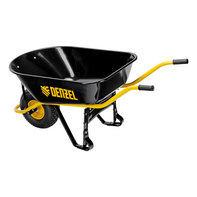 Тачка строительная, усиленная, объем 130 л, 230 кг, колесо 15х6.00-6 Denzel по ценам производителя в Уфе с доставкой по всей России