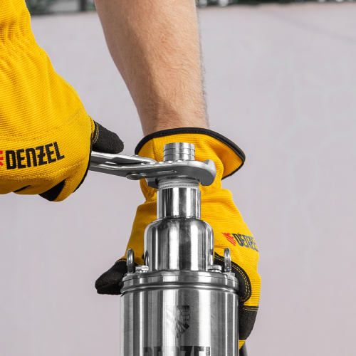 Скважинный насос DWS-4-100, винтовой, диаметр 4", 800 Вт, 1700 л/ч, напор 100 м Denzel по ценам производителя в Уфе с доставкой по всей России