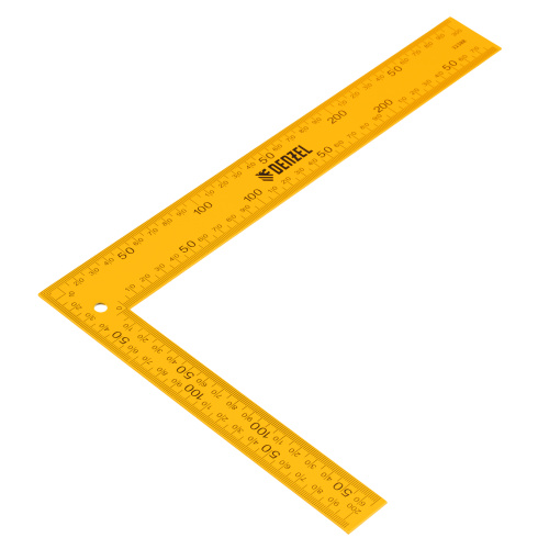 Угольник стальной, 200 х 300 мм Denzel по ценам производителя в Уфе с доставкой по всей России