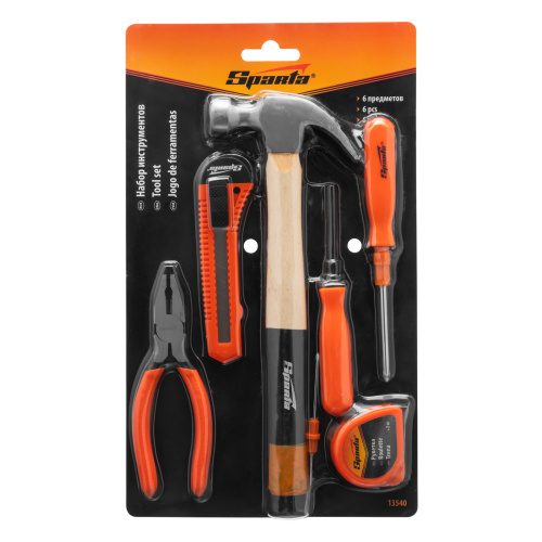 Набор инструментов бытовой, 6 предметов Sparta по ценам производителя в Уфе с доставкой по всей России