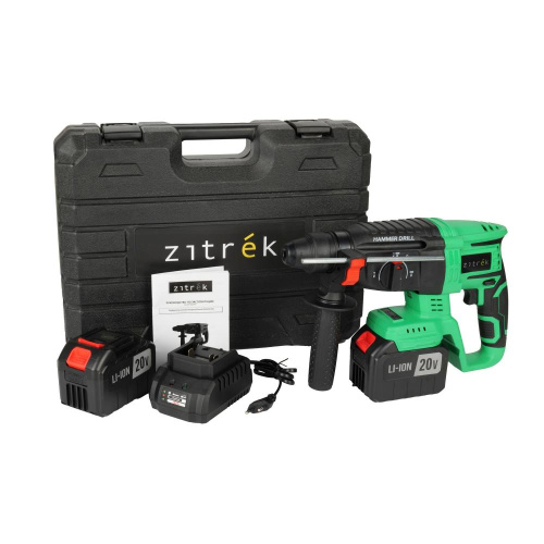 Перфоратор аккумуляторный Zitrek ZKCH20 PRO (20В, Li-ion 2x6.0Ач, з/у, кейс) по ценам производителя в Уфе с доставкой по всей России