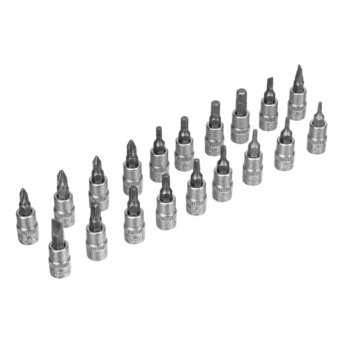 Набор инструментов, 1/2", 3/8", 1/4", пластиковый кейс 160 предм. Сибртех по ценам производителя в Уфе с доставкой по всей России