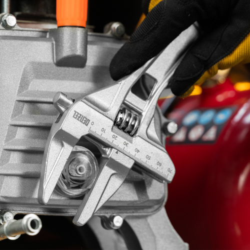 Ключ разводной 205 мм, алюминиевый Denzel по ценам производителя в Уфе с доставкой по всей России