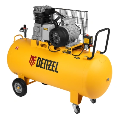 Компрессор воздушный BCI3000-T/200, ременный привод , 3.0 кВт, 200 литров, 530 л/мин Denzel по ценам производителя в Уфе с доставкой по всей России