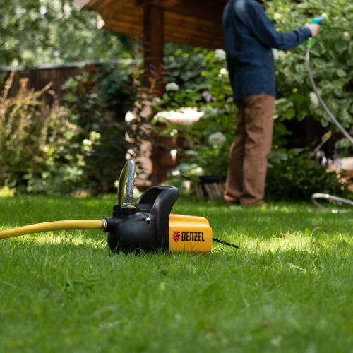 Садовый поверхностный насос GP 600, 600 Вт, 3000 л/ч, подъем 35 м, пластик Denzel по ценам производителя в Уфе с доставкой по всей России