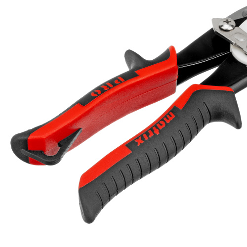 Ножницы по металлу, 250 мм, прямой рез, сталь CRMO, двухкомпонентные рукоятки, PRO Matrix по ценам производителя в Уфе с доставкой по всей России