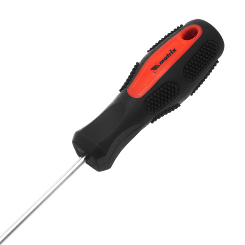 Отвертка Anti-Slip, SL3 х 100 мм, CrV, двухкомпонентная рукоятка Matrix по ценам производителя в Уфе с доставкой по всей России