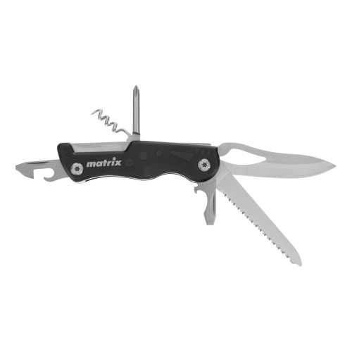Нож многофункциональный, 7 функций, в чехле, 107 мм Matrix по ценам производителя в Уфе с доставкой по всей России