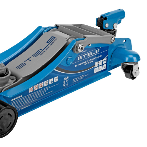 Домкрат гидравлический подкатной, поворотная рукоятка, 2 т, Low Profile, 100-350 мм Stels по ценам производителя в Уфе с доставкой по всей России