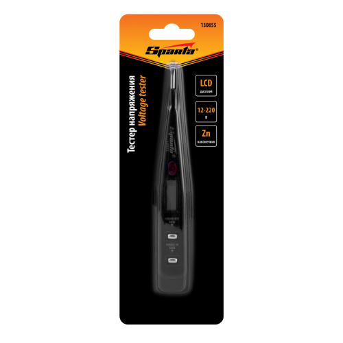 Тестер напряжения 12-220 В, жидкокристаллический дисплей с неоновой лампочкой Sparta по ценам производителя в Уфе с доставкой по всей России