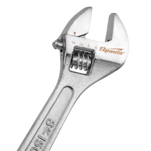 Ключ разводной, 150 мм, хромированный Sparta по ценам производителя в Уфе с доставкой по всей России