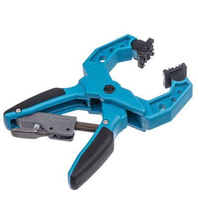 Струбцина клещеобразная 1-1/2, пластиковый корпус, храповой механизм жесткой фиксации, 38 мм Gross по ценам производителя в Уфе с доставкой по всей России