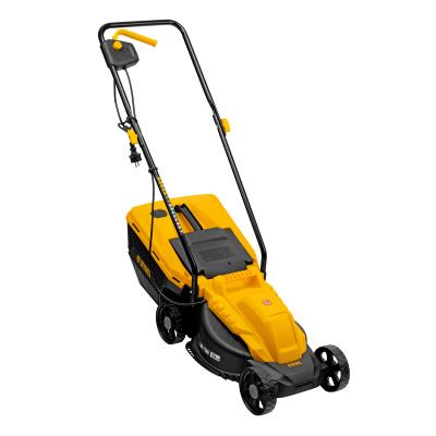Газонокосилка электрическая GM-1100, 1100 Вт, шир. 32 см, 3 уров., травосб. 30 л Denzel купить в Москве с доставкой по всей России | ProtosMarket.ru
