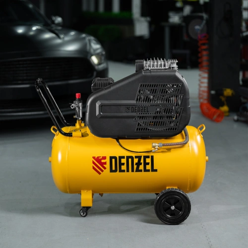 Компрессор воздушный рем. привод BCI 2200/100, 2,2 кВт, 100 литров, 420 л/мин Denzel по ценам производителя в Уфе с доставкой по всей России