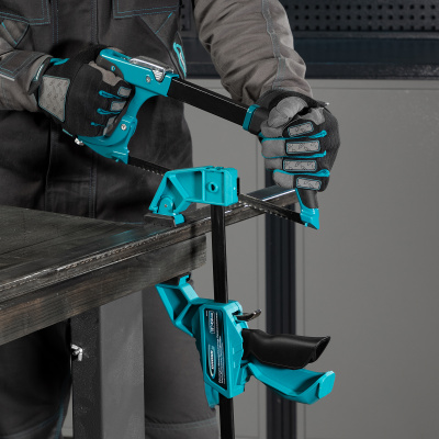 Струбцина реечная, быстрозажимная, пистолетного типа, пошаговый механизм, пластиковый корпус, 450мм Gross по ценам производителя в Уфе с доставкой по всей России