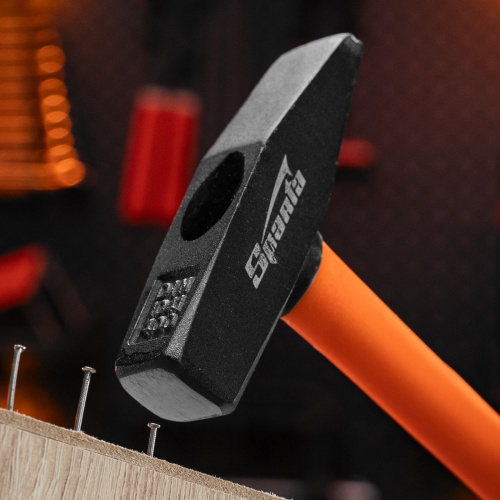 Молоток слесарный, 400 г, фибергласовая обрезиненная рукоятка Sparta по ценам производителя в Уфе с доставкой по всей России