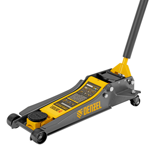 Домкрат гидравлический подкатной, 3 т, 85-610 мм, быстрый подъем, низ. подхват, проф, SUV Denzel по ценам производителя в Уфе с доставкой по всей России