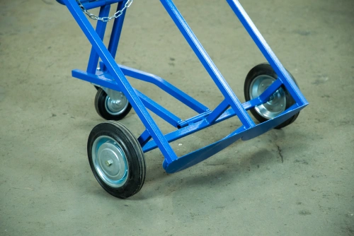 Тележка для баллонов пропан + кислород TOR ТГК-П, 2 баллона (250 резина + 160 поворотное) по ценам производителя в Уфе с доставкой по всей России