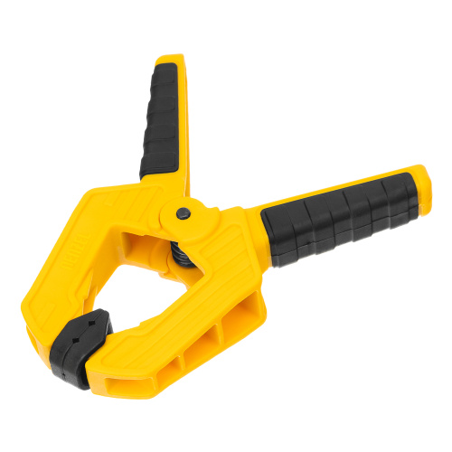 Струбцина клещеобразная, усиленная 50 х 35 мм, двухкомпонентные рукоятки Denzel по ценам производителя в Уфе с доставкой по всей России