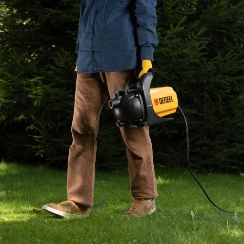 Садовый поверхностный насос GP 600, 600 Вт, 3000 л/ч, подъем 35 м, пластик Denzel по ценам производителя в Уфе с доставкой по всей России