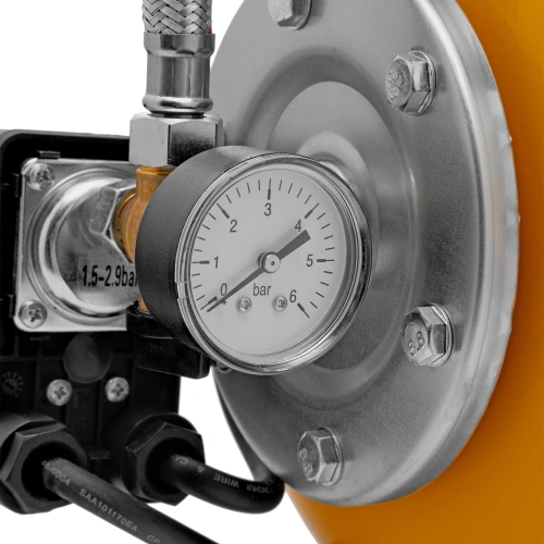 Насосная станция PS800X, 800 Вт, 3200 л/ч, ресивер 24 л, подъем 38 м, нержавейка Denzel по ценам производителя в Уфе с доставкой по всей России