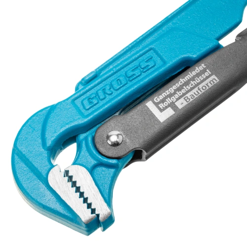 Ключ трубный рычажный 1, №1, цельнокованый, CrV, тип "L" Gross по ценам производителя в Уфе с доставкой по всей России