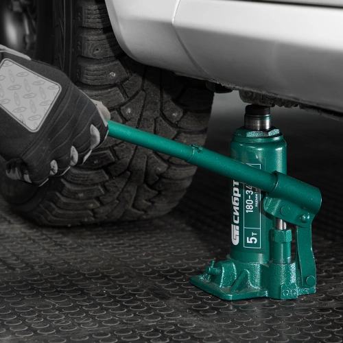 Домкрат гидравлический бутылочный, 5 т, 180-340 мм Сибртех по ценам производителя в Уфе с доставкой по всей России