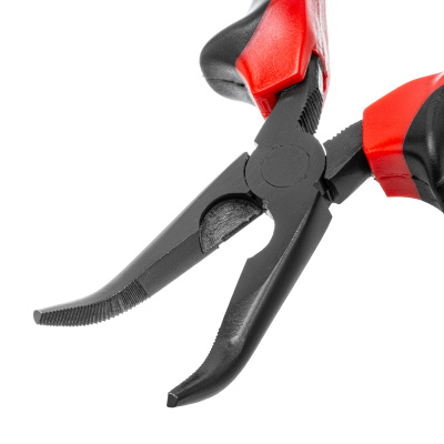 Длинногубцы изогнутые Black Nickel, 160 мм, двухкомпонентные рукоятки Matrix по ценам производителя в Уфе с доставкой по всей России