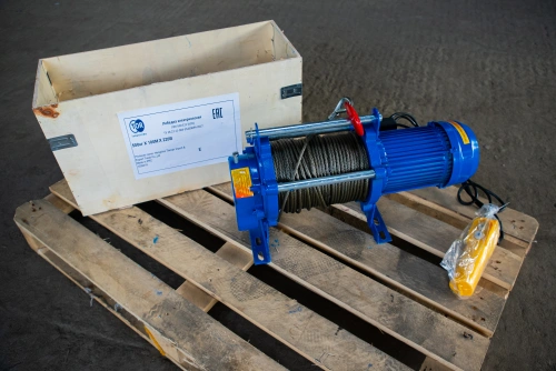 Лебедка электрическая  500 кг 100 м с канатом 220 В TOR KCD по ценам производителя в Уфе с доставкой по всей России