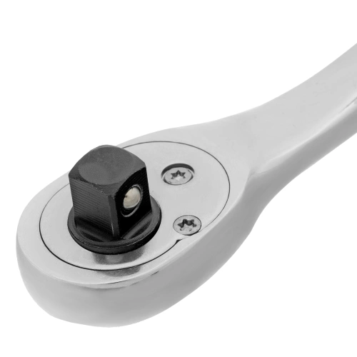 Ключ-трещотка 3/8", CrV, 90 зубьев, усиленный, хром Gross по ценам производителя в Уфе с доставкой по всей России