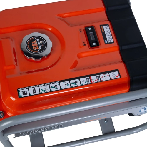 Генератор бензиновый 3,3 кВт 220В 16 л с ручным запуском TOR KM4800H по ценам производителя в Уфе с доставкой по всей России