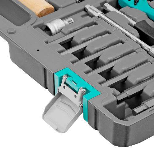 Набор инструментов, 1/4", 1/2", Cr-V, S2, усиленный кейс, 119 предметов Stels по ценам производителя в Уфе с доставкой по всей России