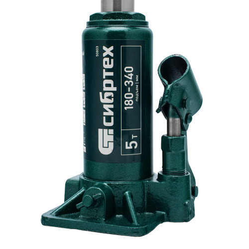 Домкрат гидравлический бутылочный, 5 т, 180-340 мм Сибртех по ценам производителя в Уфе с доставкой по всей России