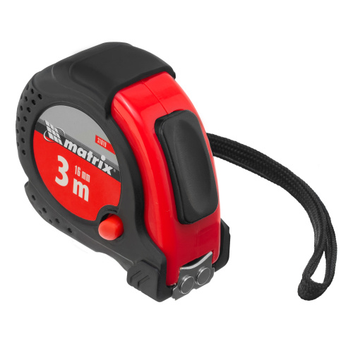 Рулетка Status Magnet fixation,3 м х 16 мм,обрезиненный корпус,зацеп с магнитом Matrix по ценам производителя в Уфе с доставкой по всей России