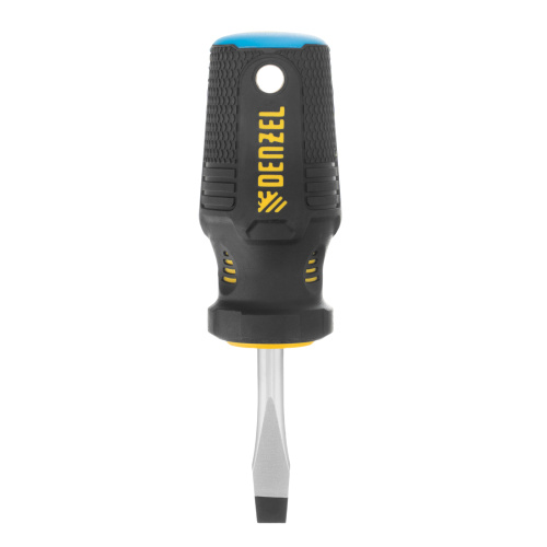 Отвертка SL6x38 мм, CrV, трехкомпонентная рукоятка Denzel по ценам производителя в Уфе с доставкой по всей России