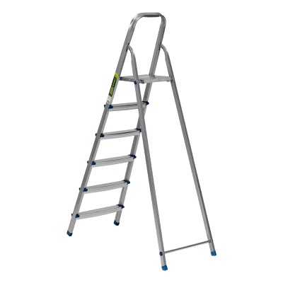 Стремянка, 6 ступеней, стальная, оцинкованная Сибртех по ценам производителя в Уфе с доставкой по всей России