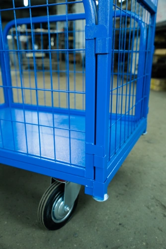 Тележка платформенная TOR ТП-2С (600х900) с бортами из сетки и двумя ручками (колеса 160 мм) по ценам производителя в Уфе с доставкой по всей России