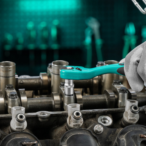 Набор инструментов 1/2", 1/4", CrV, 12 гранные головки, пластиковый кейс, 109 предмета Stels по ценам производителя в Уфе с доставкой по всей России