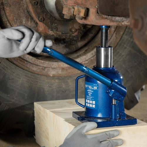 Домкрат гидравлический бутылочный телескопический, 10 т, H подъема 170-430 мм Stels по ценам производителя в Уфе с доставкой по всей России