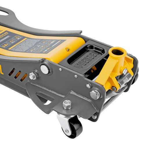 Домкрат гидравлический подкатной, 3,8 т, 110-580 мм, быстрый подъем, низкий подхват, проф. Denzel по ценам производителя в Уфе с доставкой по всей России