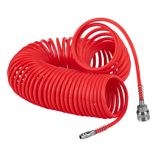 Шланг спиральный воздушный, 15 м, с быстросъемными соединениями Matrix по ценам производителя в Уфе с доставкой по всей России