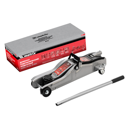 Домкрат гидравлический подкатной, 2 т, Low Profile, 85-330 мм Matrix по ценам производителя в Уфе с доставкой по всей России