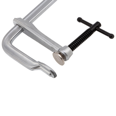 Струбцина F-образная, 120x400мм, кованая Denzel по ценам производителя в Уфе с доставкой по всей России