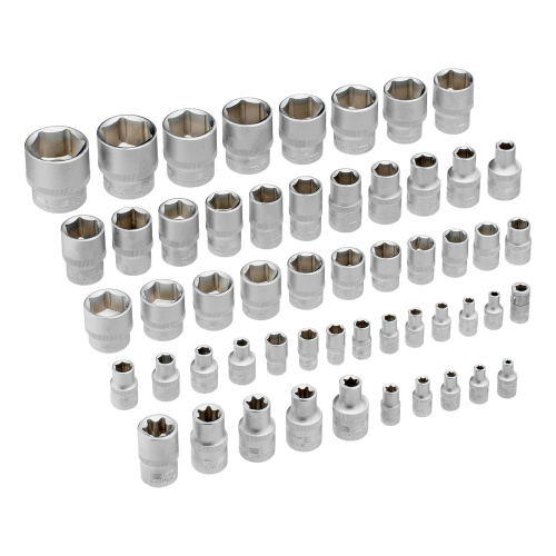 Набор инструментов, 1/2",3/8", 1/4", CrV, пластиковый кейс 142 предмета Stels по ценам производителя в Уфе с доставкой по всей России