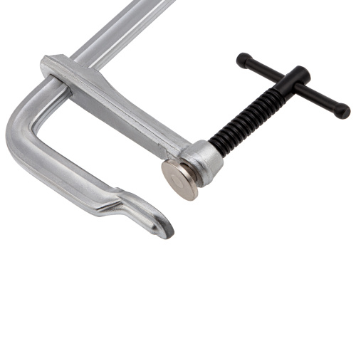 Струбцина F-образная, 120x400мм, кованая Denzel по ценам производителя в Уфе с доставкой по всей России