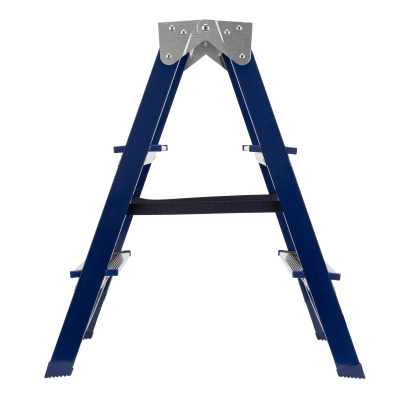 Стремянка двусторонняя 3 ступени, стальная, Сибртех по ценам производителя в Уфе с доставкой по всей России