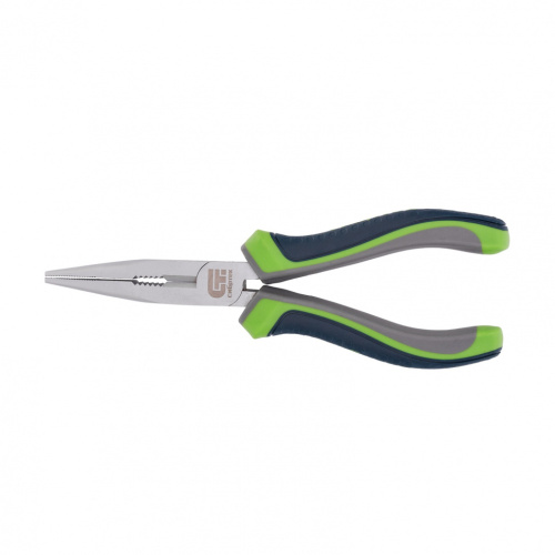 Длинногубцы прямые, 180 мм, трехкомпонентные рукоятки Сибртех по ценам производителя в Уфе с доставкой по всей России