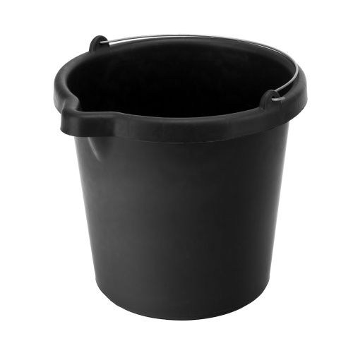 Ведро строительное пластмассовое, 12 л, высокопрочное с носиком Сибртех по ценам производителя в Уфе с доставкой по всей России