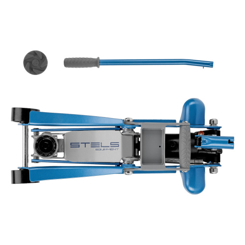 Домкрат гидравлический подкатной, поворотная рукоятка, 2 т, Low Profile, 100-350 мм Stels по ценам производителя в Уфе с доставкой по всей России